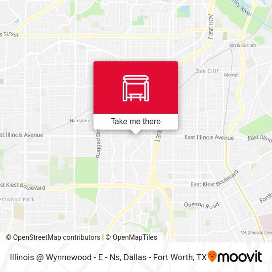 Illinois @ Wynnewood - E - Ns map