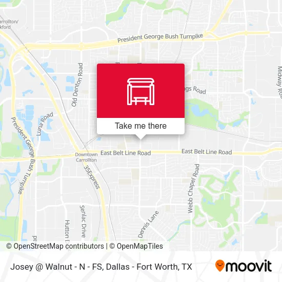 Josey @ Walnut - N - FS map