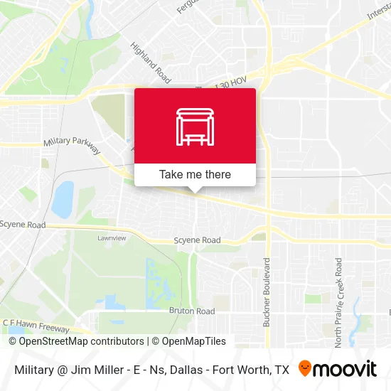 Military @ Jim Miller - E - Ns map