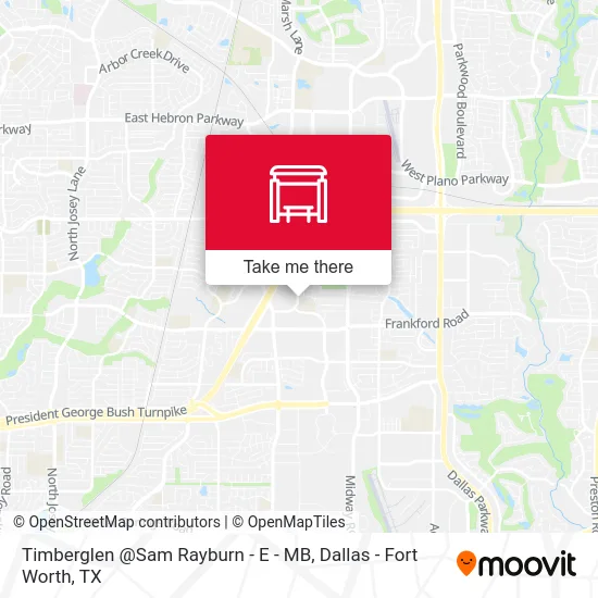 Timberglen @Sam Rayburn - E - MB map