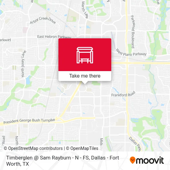 Timberglen @ Sam Rayburn - N - FS map