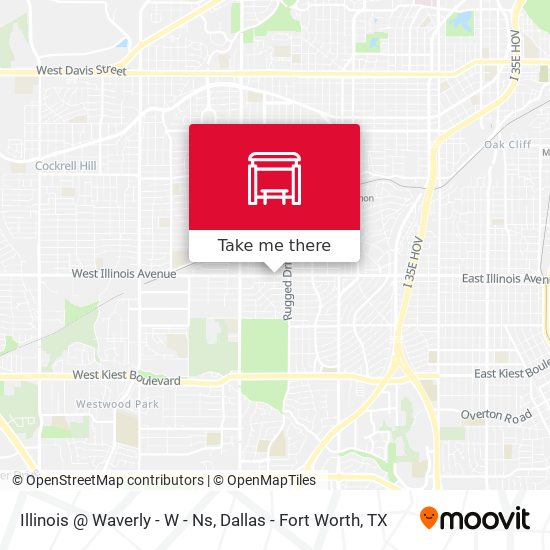 Mapa de Illinois @ Waverly - W - Ns