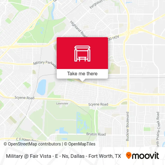 Military @ Fair Vista - E - Ns map