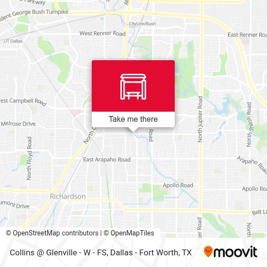 Collins @ Glenville - W - FS map