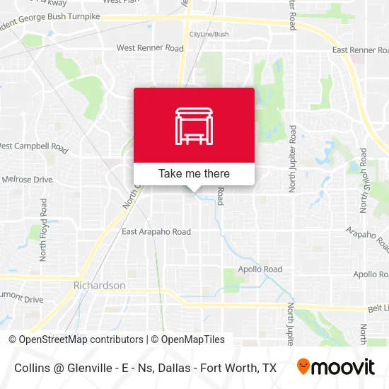 Collins @ Glenville - E - Ns map