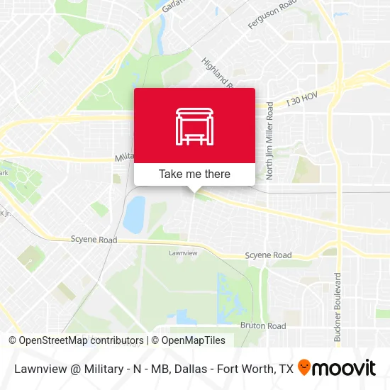 Lawnview @ Military - N - MB map