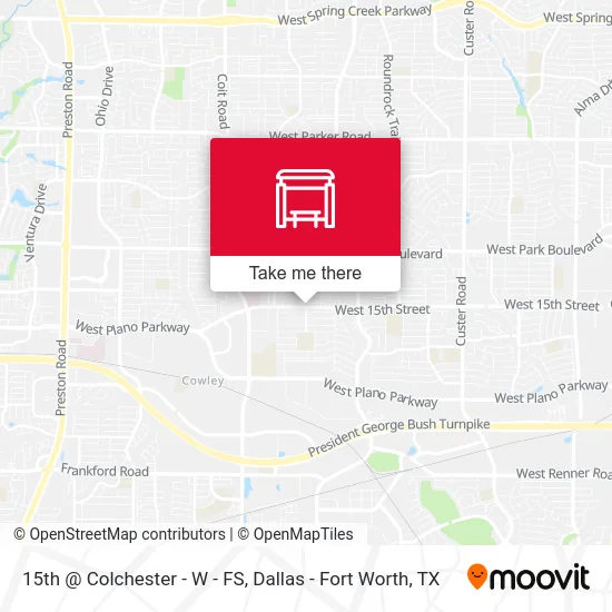 15th @ Colchester - W - FS map
