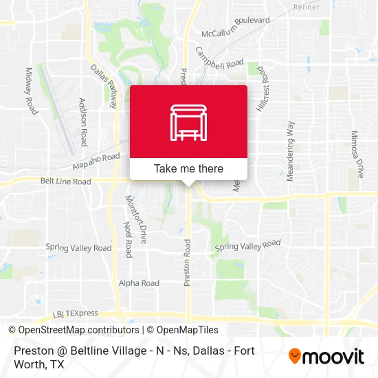 Preston @ Beltline Village - N - Ns map