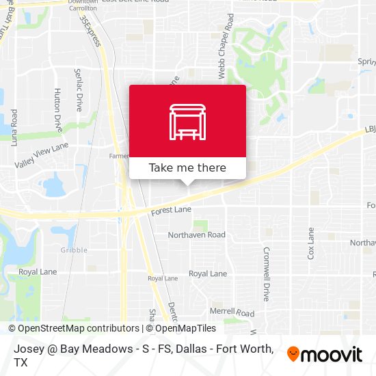 Josey @ Bay Meadows - S - FS map