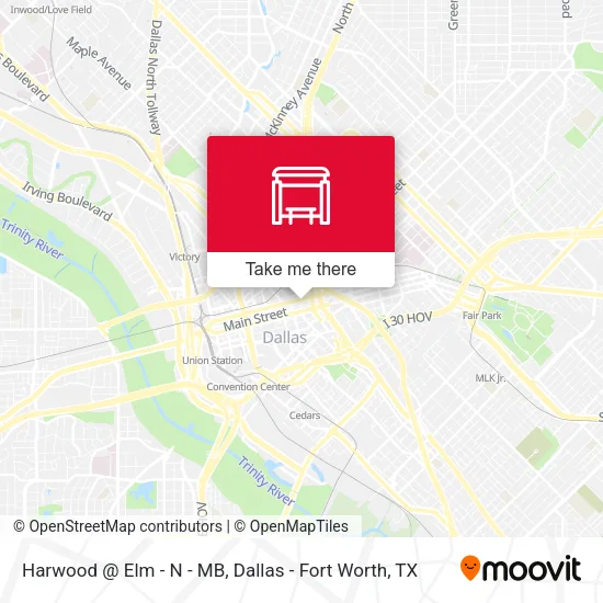 Mapa de Harwood @ Elm - N - MB