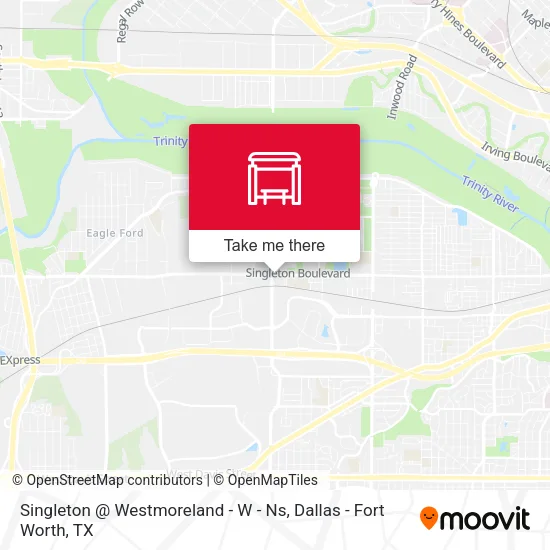 Singleton @ Westmoreland - W - Ns map