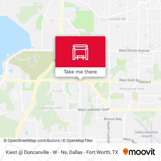 Mapa de Kiest @ Duncanville - W - Ns