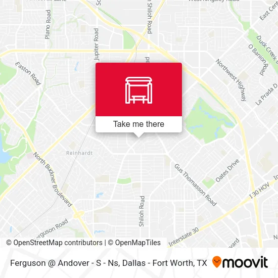 Ferguson @ Andover - S - Ns map