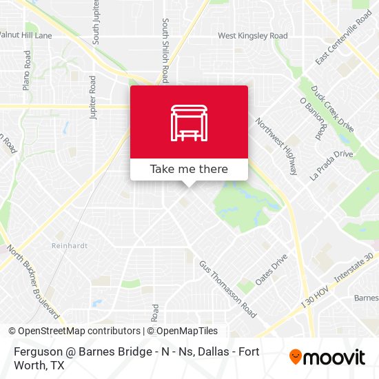 Ferguson @ Barnes Bridge - N - Ns map