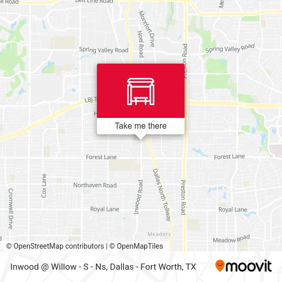 Inwood @ Willow - S - Ns map