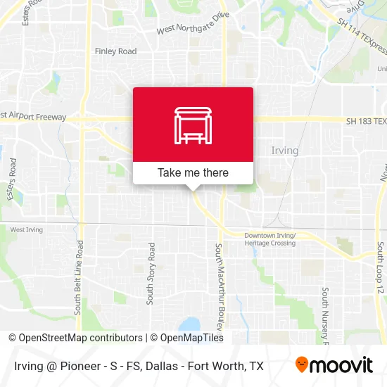 Irving @ Pioneer - S - FS map