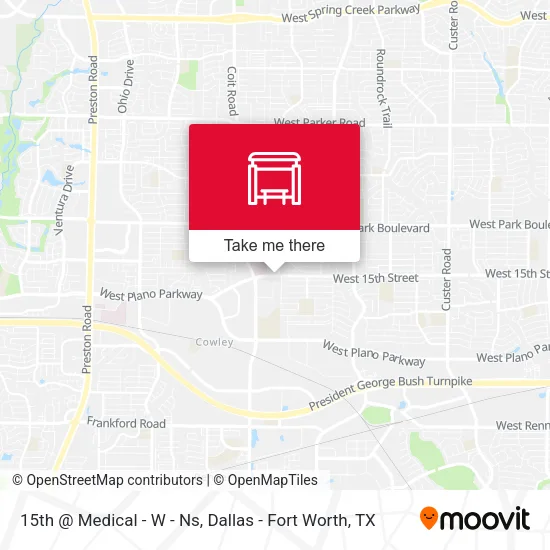 15th @ Medical - W - Ns map