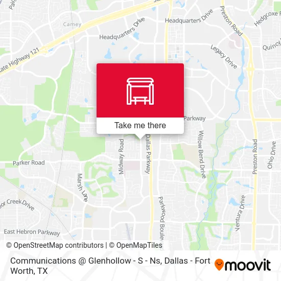 Communications @ Glenhollow  - S - Ns map