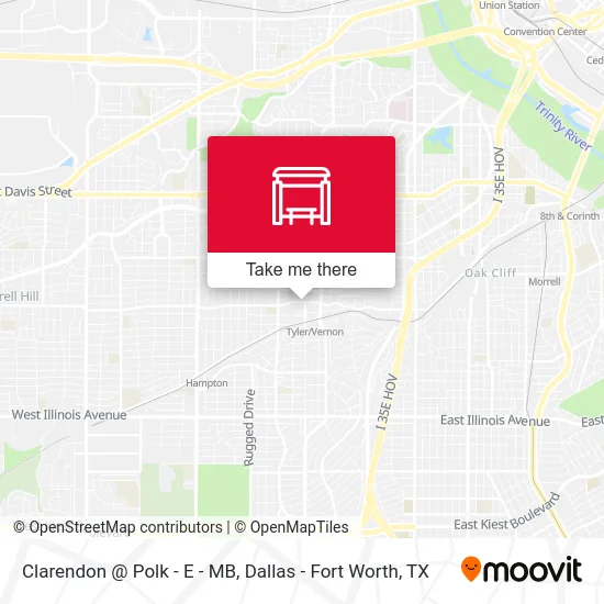 Clarendon @ Polk - E - MB map