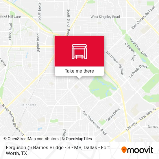 Ferguson @ Barnes Bridge - S - MB map