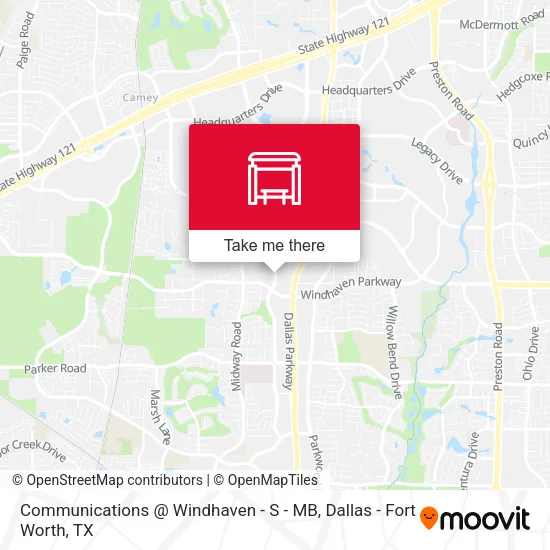 Communications @ Windhaven - S - MB map