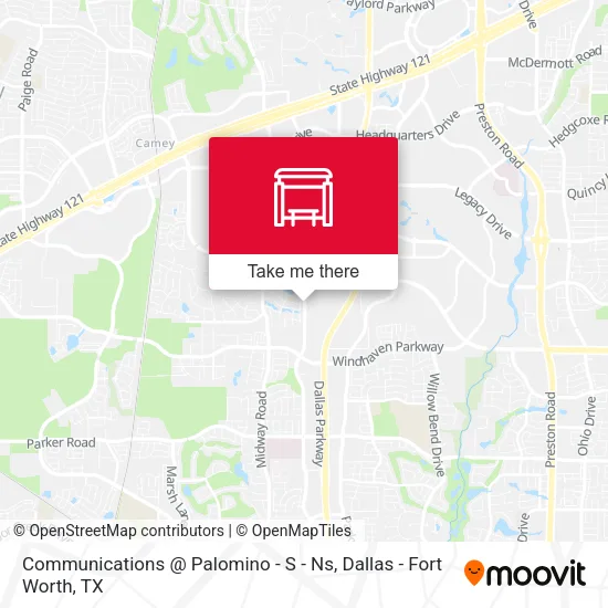 Communications @ Palomino -  S - Ns map