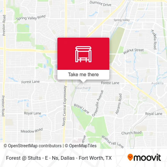 Forest @ Stults - E - Ns map