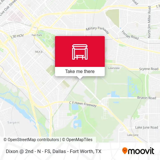 Dixon @ 2nd - N - FS map