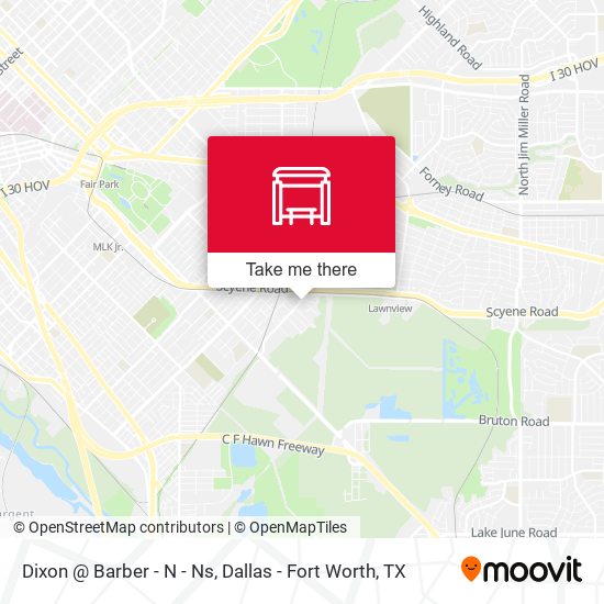 Dixon @ Barber - N - Ns map