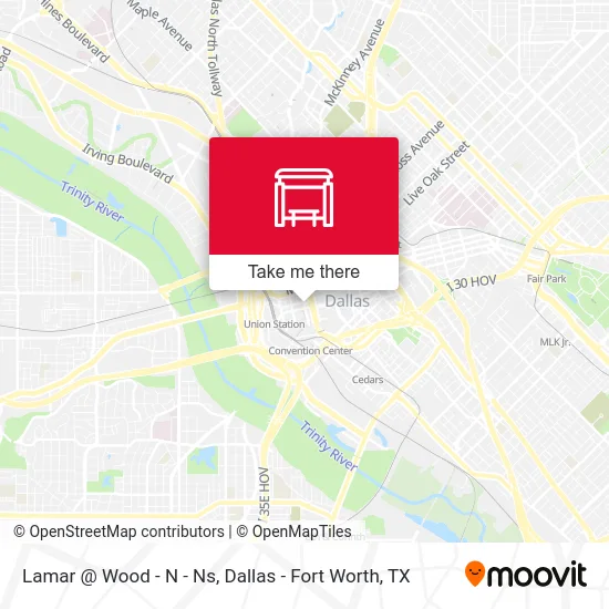 Lamar @ Wood - N - Ns map