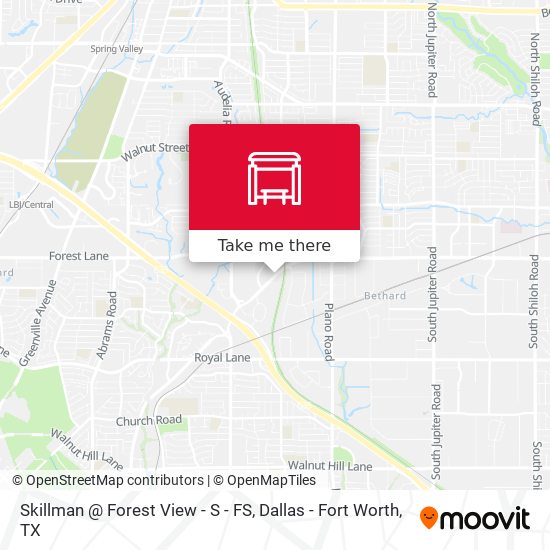 Skillman @ Forest View - S - FS map