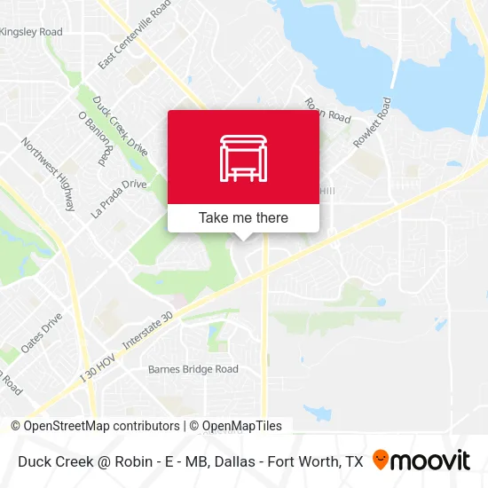 Duck Creek @ Robin - E - MB map