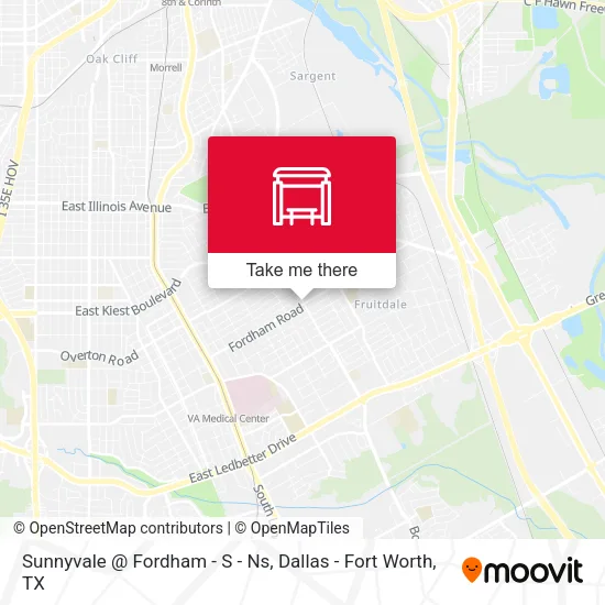 Sunnyvale @ Fordham - S - Ns map