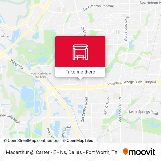 Macarthur @ Carter - E - Ns map