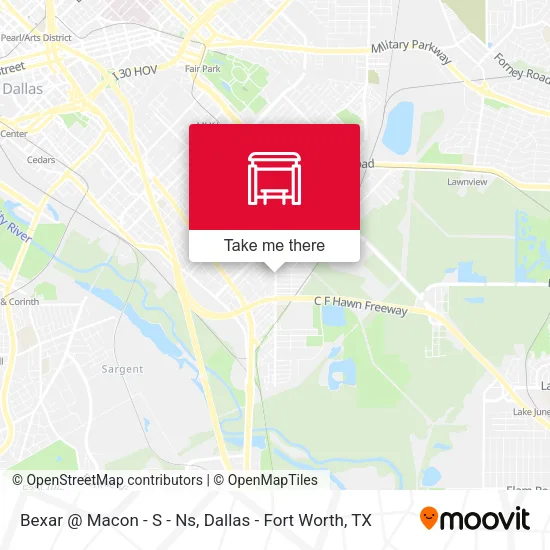 Bexar @ Macon - S - Ns map