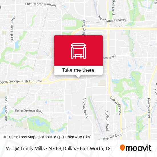 Vail @ Trinity Mills - N - FS map