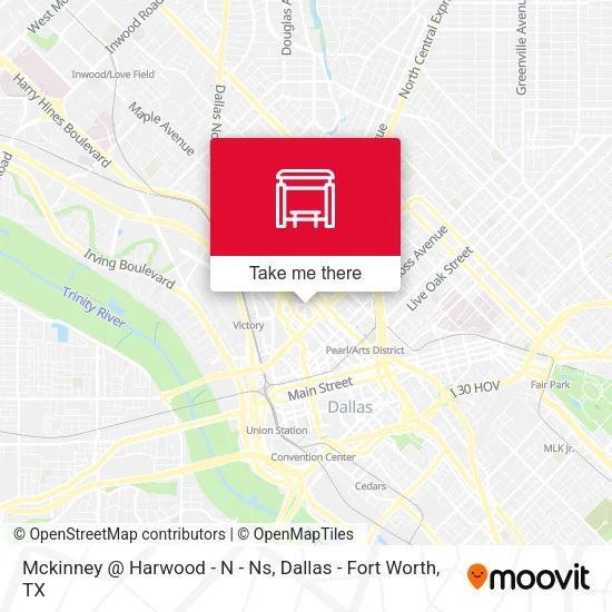 Mapa de Mckinney @ Harwood - N - Ns