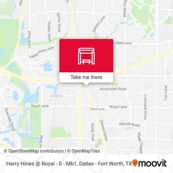 Harry Hines @ Royal - S - Mb1 map