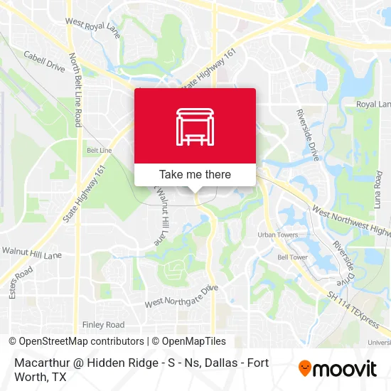 Macarthur @ Hidden Ridge - S - Ns map