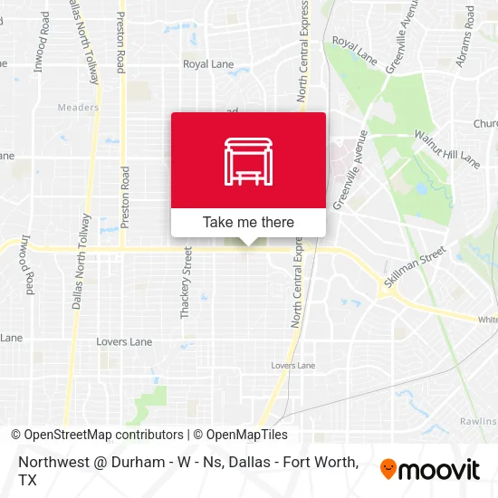 Northwest @ Durham - W - Ns map