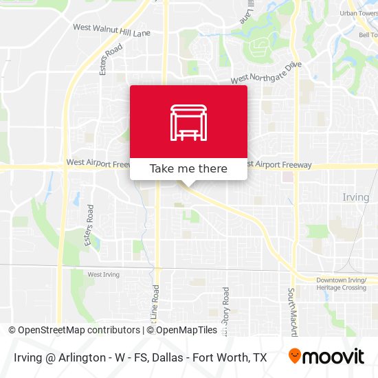 Irving @ Arlington - W - FS map