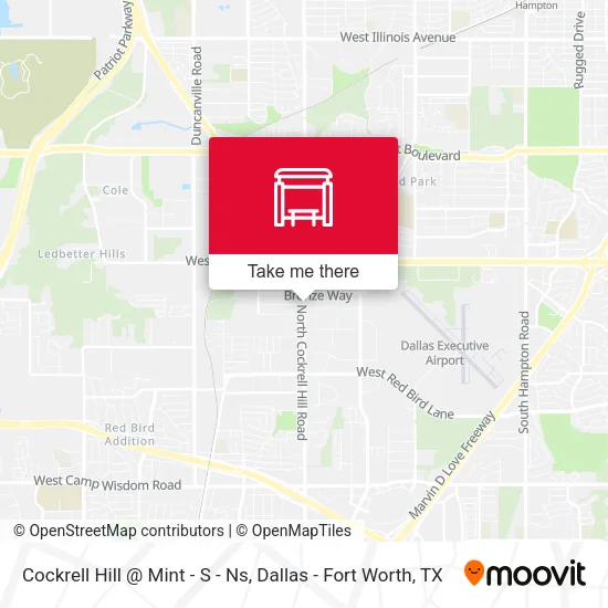 Cockrell Hill @ Mint - S - Ns map