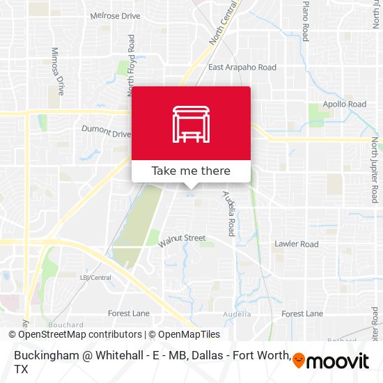 Buckingham @ Whitehall - E - MB map