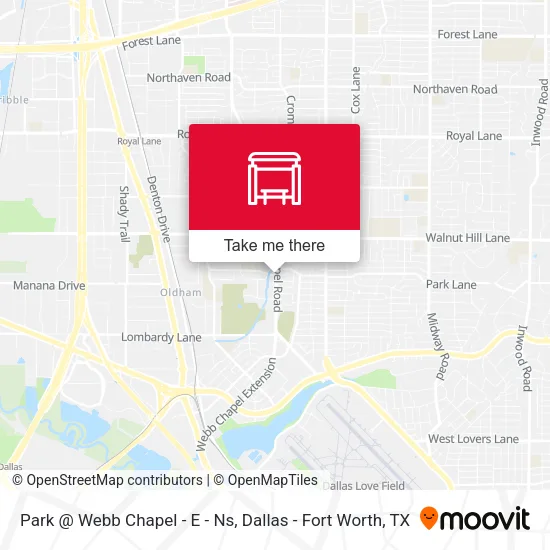 Park @ Webb Chapel - E - Ns map