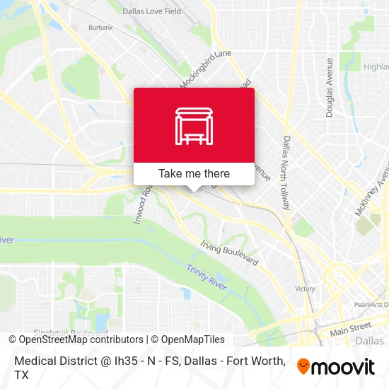 Medical District @ Ih35 - N - FS map