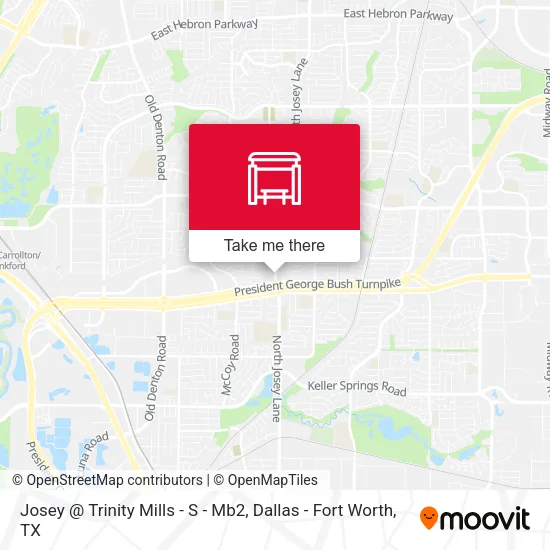 Josey @ Trinity Mills - S - Mb2 map