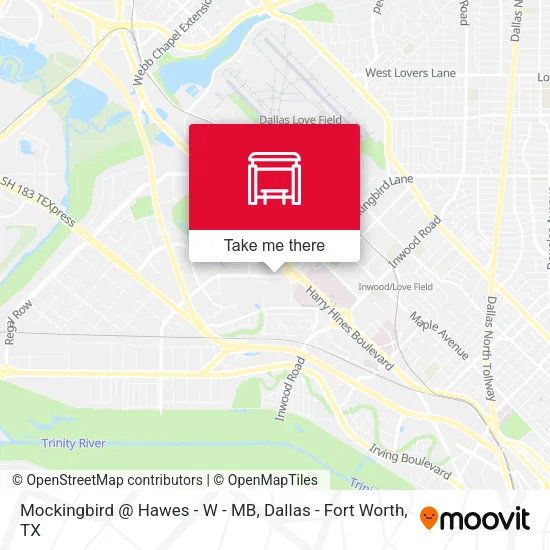 Mockingbird @ Hawes - W - MB map
