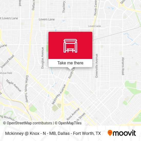 Mapa de Mckinney @ Knox - N - MB