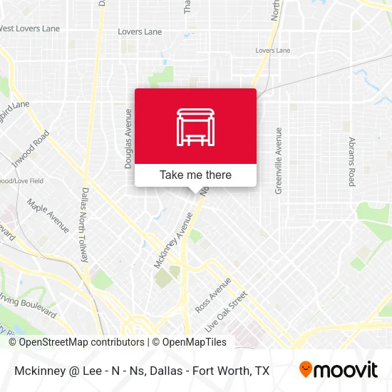 Mapa de Mckinney @ Lee - N - Ns