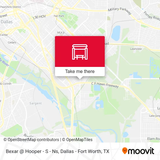 Bexar @ Hooper - S - Ns map